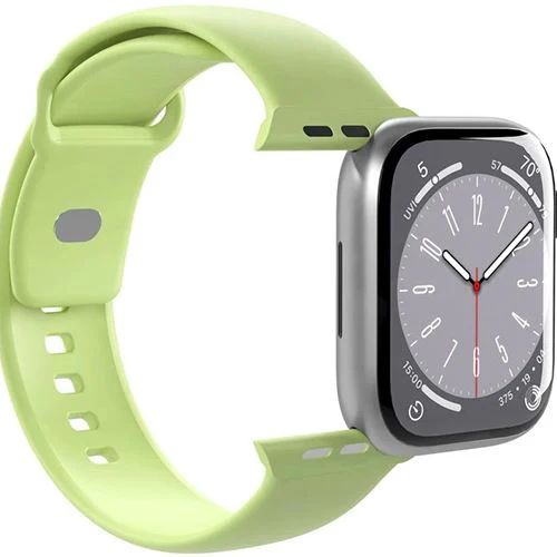 Bracelete Silicone Puro para Apple Watch 38-41mm - Verde Matcha - Image 2
