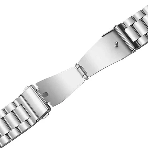 Bracelete Aço Inox Puro para Samsung Galaxy Watch 4 / 5 / 6 - Prateada - Image 2