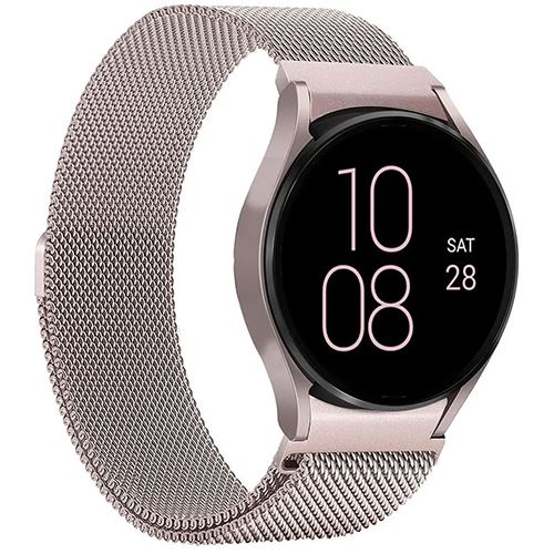 Bracelete Milanesa Puro para Galaxy Watch 4 / 4 Classic / 5 / 5 Pro/ 6 / 6 Classic - Rosa - Image 3