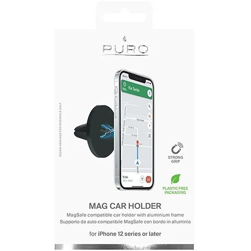 Suporte Magnético para Grelha de Ventilação Carro Puro SH6MAGBLK - Preto - Image 5