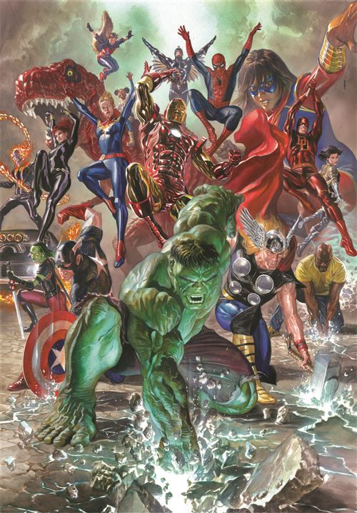 Puzzle Compact Marvel: Avengers - 500 Peças - Clementoni - Image 2