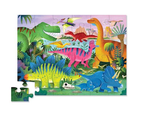 Puzzle de Chão Terra do Dino 36 Peças - Crocodile Creek - Image 2