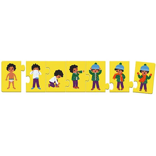 Puzzle Estou a Vestir-me - 10 Peças - Djeco - Image 3