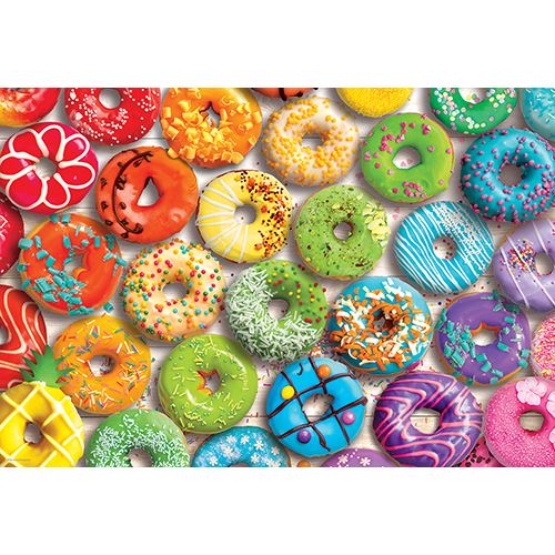 Puzzle Eurographics: Donut Rainbow - 550 Peças | Inclui Póster - Sig Toys - Image 2