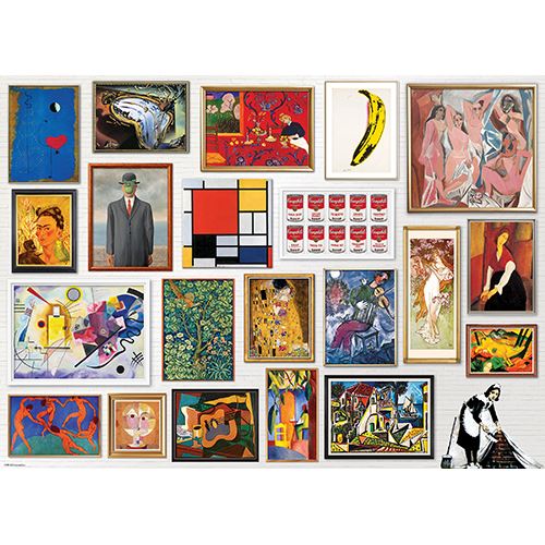 Puzzle Eurographics: Modern Fine Art Masterpieces - 1000 Peças Smart Cut | Inclui Póster - Sig Toys - Image 2