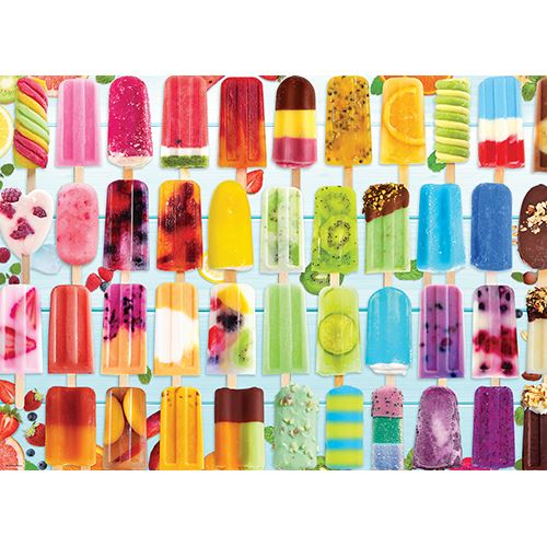 Puzzle Eurographics: Popsicle Rainbow - 1000 Peças | Inclui Póster - Sig Toys - Image 2