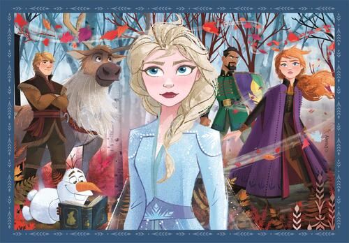Puzzle Super Color 4 em 1: Disney Frozen - Clementoni - Image 2