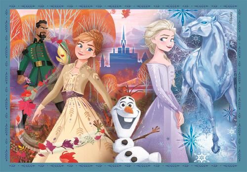 Puzzle Super Color 4 em 1: Disney Frozen - Clementoni - Image 3