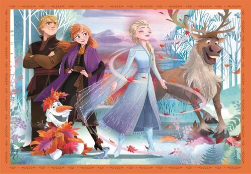 Puzzle Super Color 4 em 1: Disney Frozen - Clementoni - Image 4