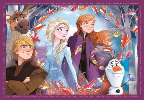 Puzzle Super Color 4 em 1: Disney Frozen - Clementoni - Image 5