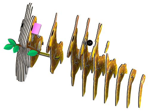 Puzzle Girafa 3D - Nature & Découvertes - Image 3