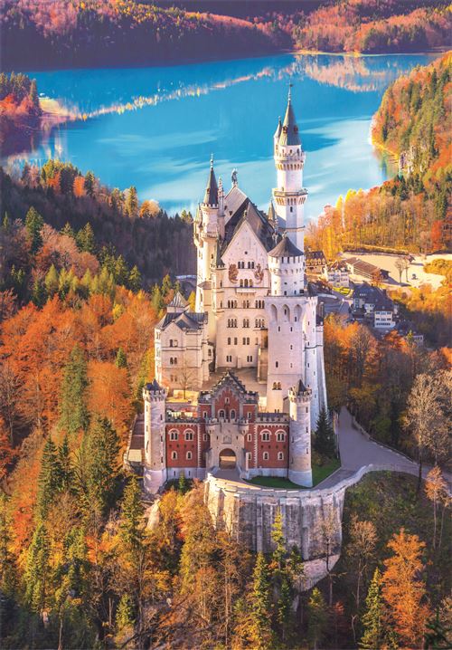 Puzzle High Quality Collection Compact: Neuschwanstein - 1000 Peças - Clementoni - Image 2