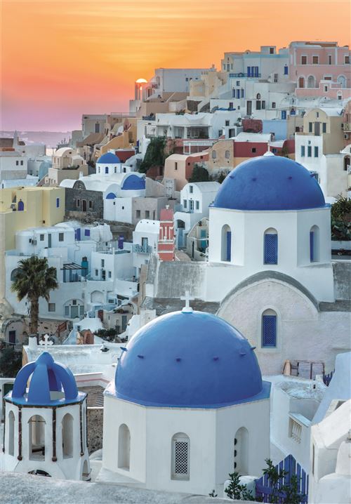Puzzle High Quality Collection Compact: Santorini - 1000 Peças - Clementoni - Image 2