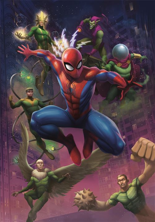 Puzzle Illustrazione Marvel: Spiderman - 1000 Peças - Clementoni - Image 2