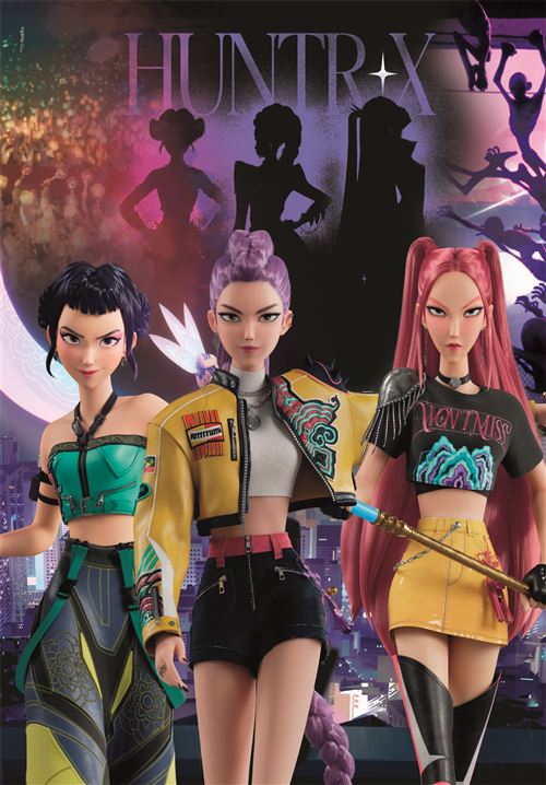 Puzzle Kpop Demon Hunters: Huntr/x - 500 Peças - Clementoni - Image 2