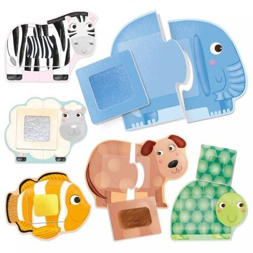 Puzzle Montessori Tactile Animals - Headu - Image 2