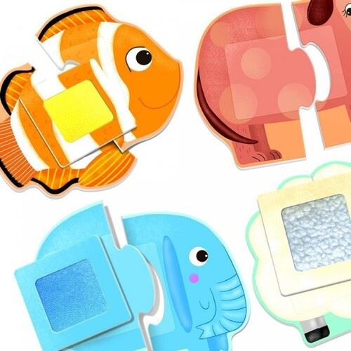 Puzzle Montessori Tactile Animals - Headu - Image 3