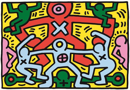 Puzzle Novo Art Series: Keith Haring - Imagem 3 - 1000 Peças - Clementoni - Image 2