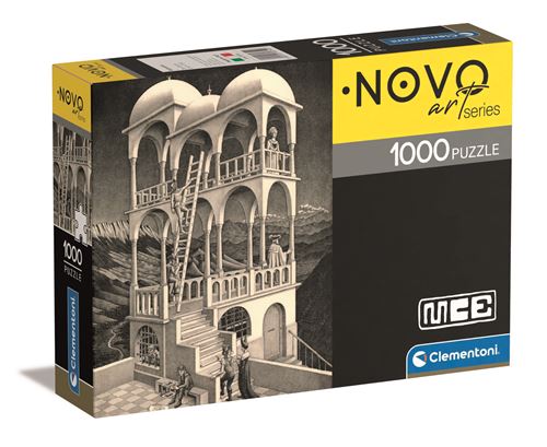 Puzzle Novo Art Series: M.C. Escher - Imagem 3 - 1000 Peças - Clementoni