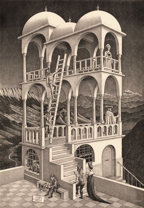Puzzle Novo Art Series: M.C. Escher - Imagem 3 - 1000 Peças - Clementoni - Image 2