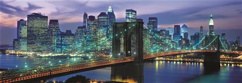 Puzzle Panorama: New York Brooklyn Bridge - 1000 Peças - Clementoni - Image 2