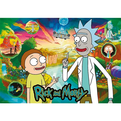 Puzzle Ricky and Morty - 1000 Peças - Trefl | Toy Partner - Image 2
