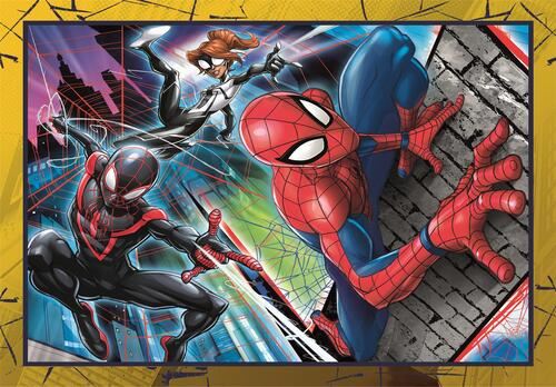 Puzzle Super Color 4 em 1: Marvel Spider-Man - Clementoni - Image 2