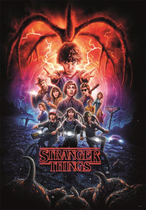Puzzle Stranger Things - Imagem 2 - 1000 Peças - Clementoni - Image 2