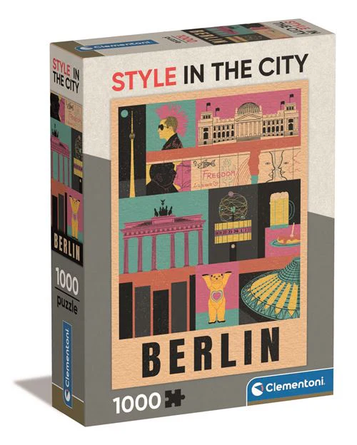 Puzzle Style in the City: Berlim - 1000 Peças - Clementoni