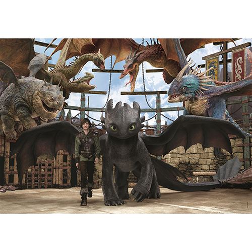 Puzzle Super Color - How to Train Your Dragon - 104 Peças - Clementoni - Image 2