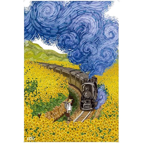 Puzzle Vox: Sunflower Station - 1000 Peças | Inclui Póster - Sig Toys - Image 2