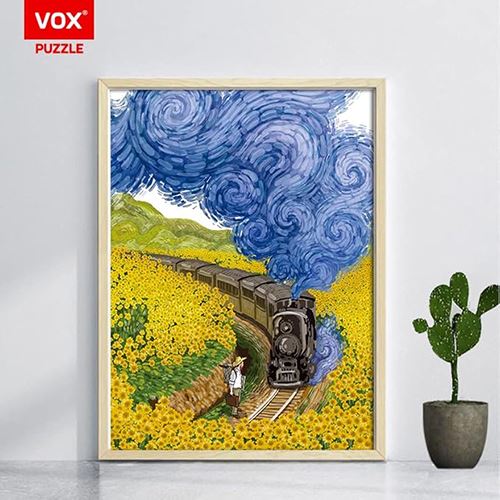 Puzzle Vox: Sunflower Station - 1000 Peças | Inclui Póster - Sig Toys - Image 3