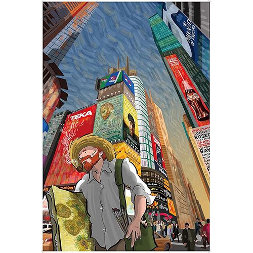 Puzzle Vox: Time Square - 1000 Peças | Inclui Póster - Sig Toys - Image 2