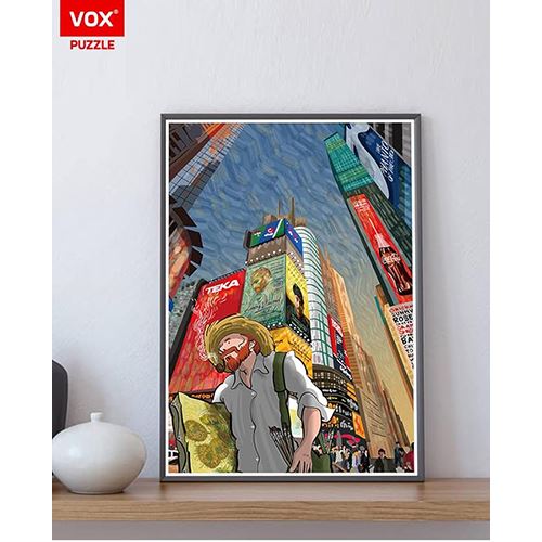 Puzzle Vox: Time Square - 1000 Peças | Inclui Póster - Sig Toys - Image 3