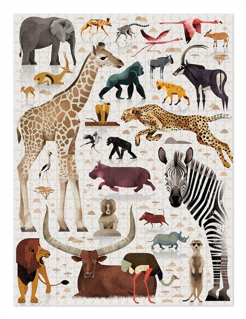 Puzzle World Of African Animals 750 Peças - Image 2