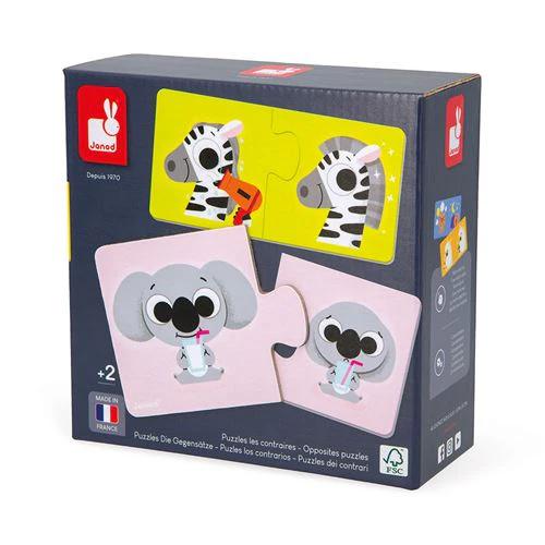 Puzzles Opostos - 12 Puzzles - Janod - Image 2