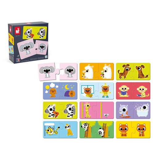 Puzzles Opostos - 12 Puzzles - Janod - Image 4