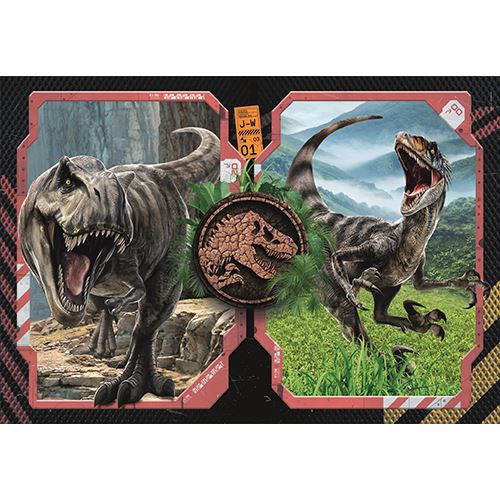 Puzzles Super Color  2x60 Jurassic World Rebirth - Clementoni - Image 2
