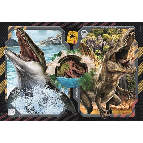 Puzzles Super Color  2x60 Jurassic World Rebirth - Clementoni - Image 3