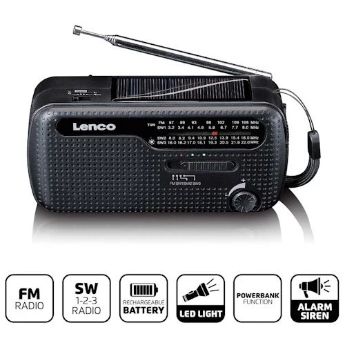 Rádio Portátil Lenco MCR-113 BK - Preto - Image 2