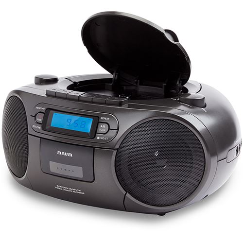 Rádio Portátil Aiwa CD/K7 Bluetooth BBTC-550BK - Preto - Image 3
