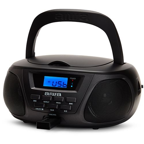 Rádio Portátil Aiwa CD Bluetooth BBTU-300BKMKII - Image 4