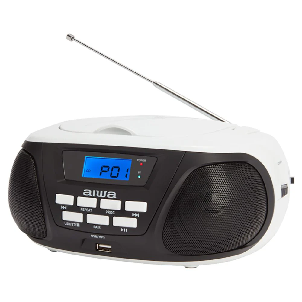 Rádio CD Aiwa BBTU-300BW CD MP3 Bluetooth Preto - Image 4