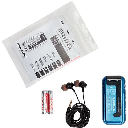 Rádio de Bolso Aiwa R-22BL - Azul - Image 5