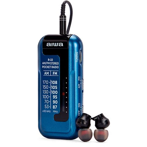 Rádio de Bolso Aiwa R-22BL - Azul - Image 6
