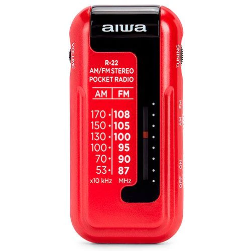 Rádio de Bolso Aiwa R-22RD - Vermelho - Image 2
