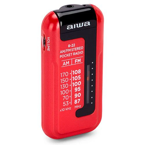 Rádio de Bolso Aiwa R-22RD - Vermelho - Image 3