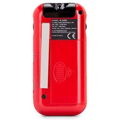 Rádio de Bolso Aiwa R-22RD - Vermelho - Image 4