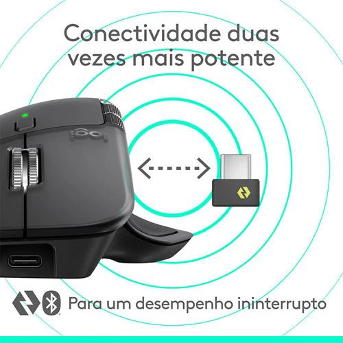 Rato Bluetooth Logitech MX Master 4 - Graphite - Image 10