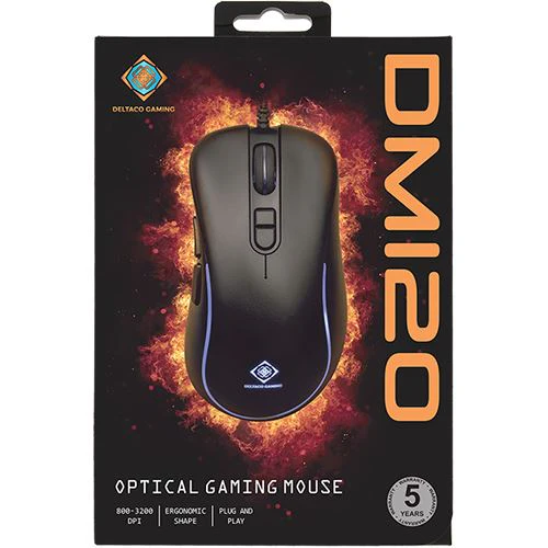 Rato Gaming Deltaco DM120 - Preto - Image 5